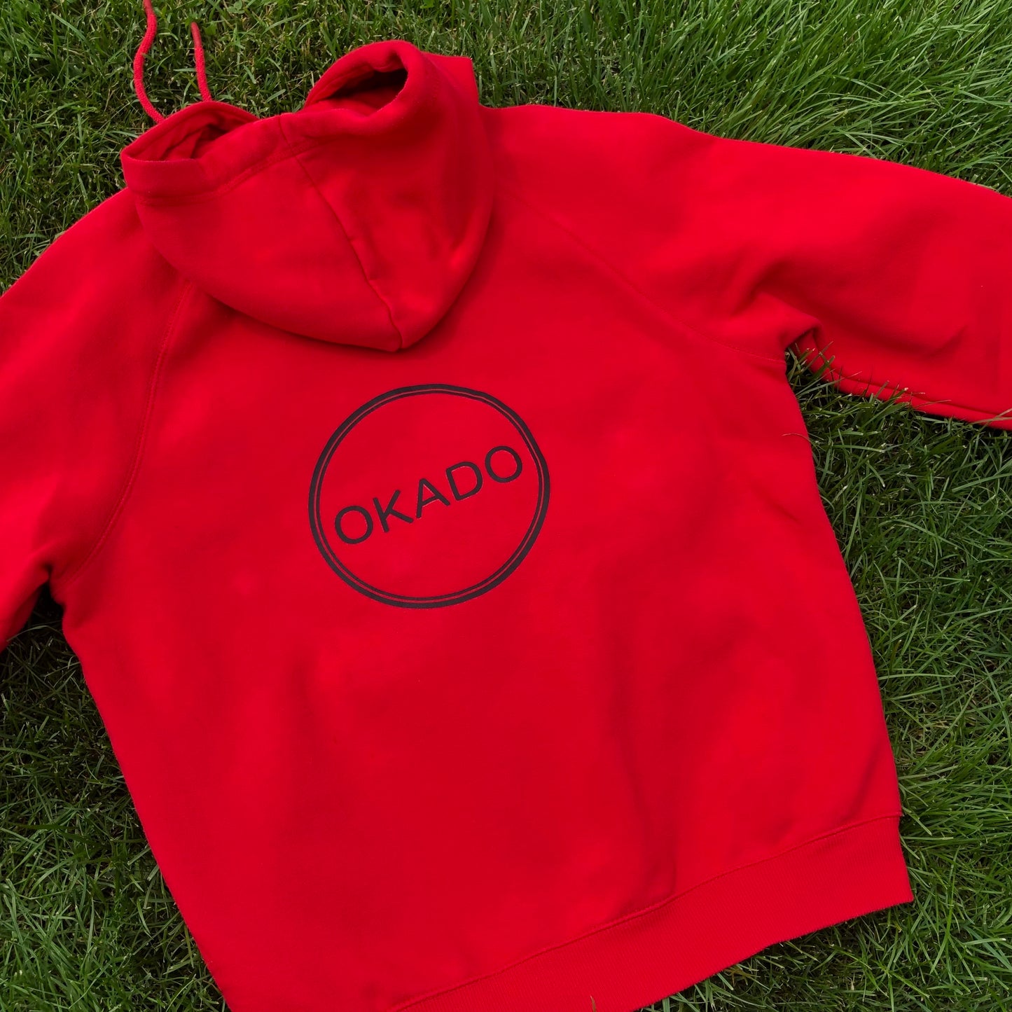 Hoodie met grote & kleine opdruk