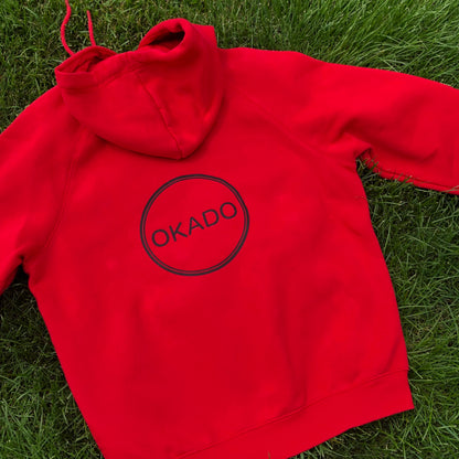 Hoodie met grote & kleine opdruk