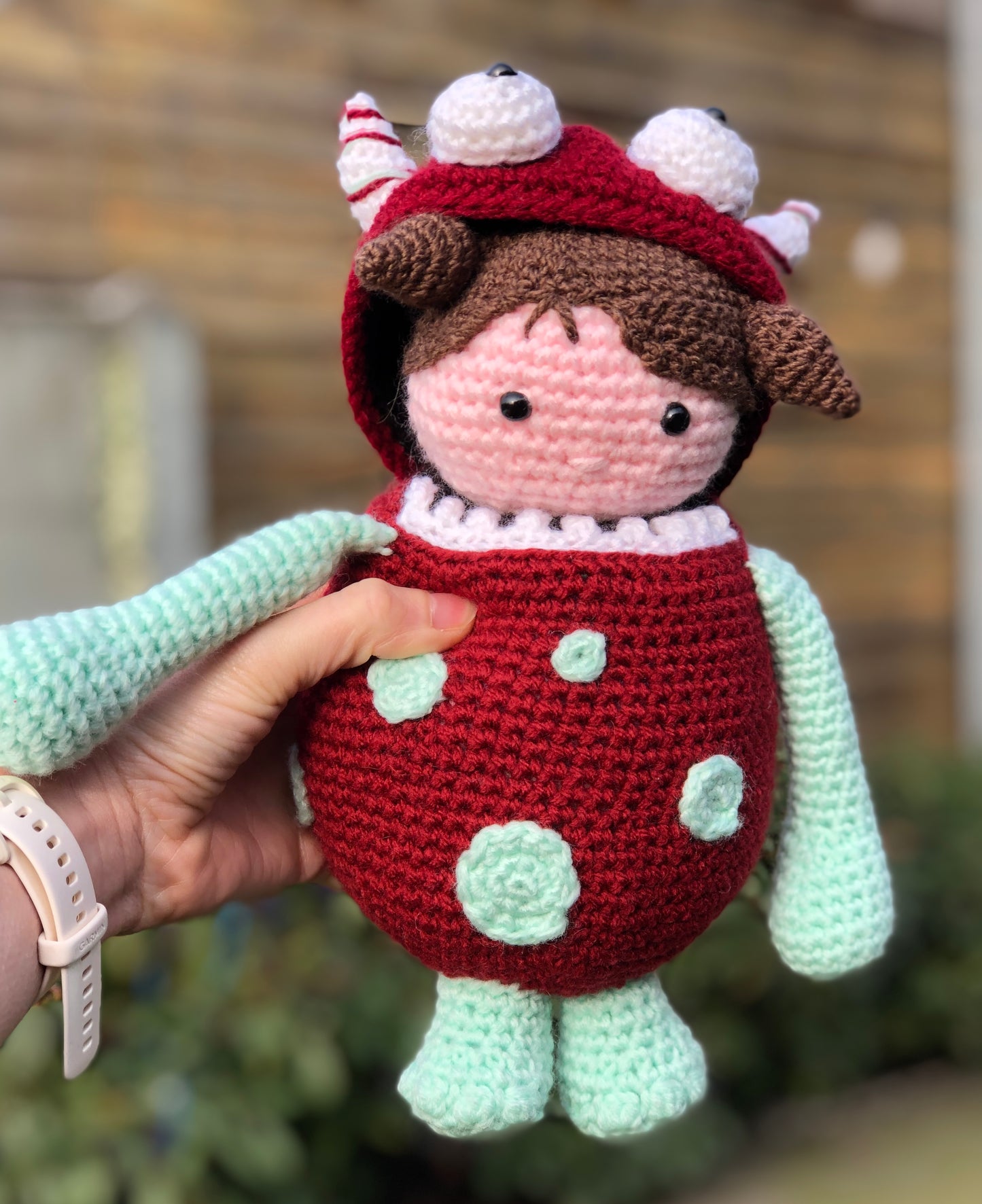 Amigurumi meisje + monster