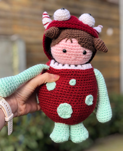 Amigurumi meisje + monster
