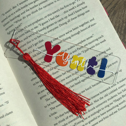 Boekenlegger acryl 1