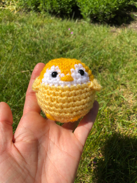 Amigurumi pinguïn geel