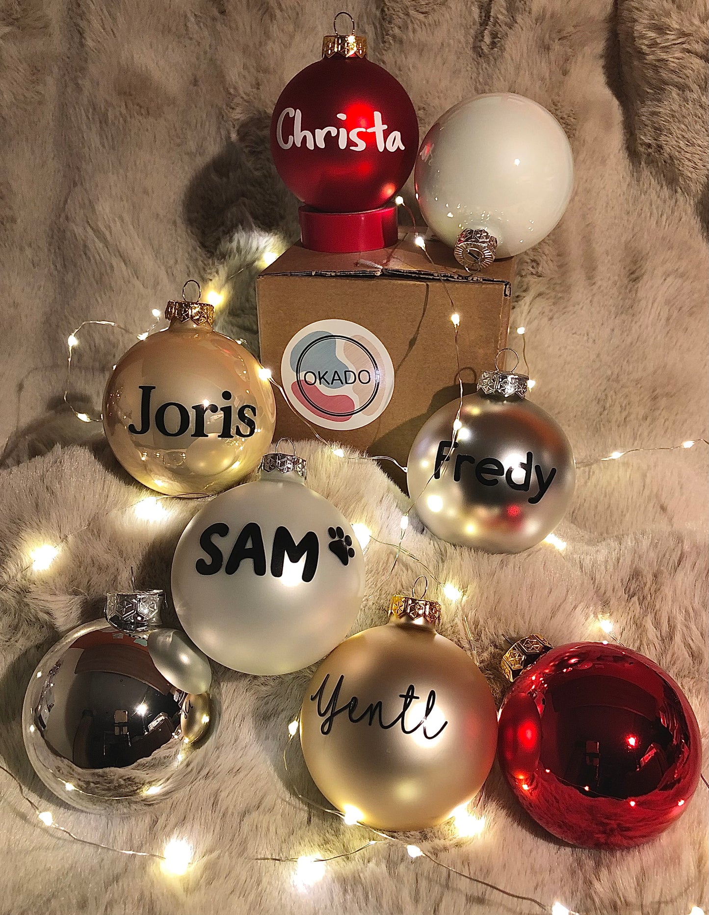 Kerstbal met naam