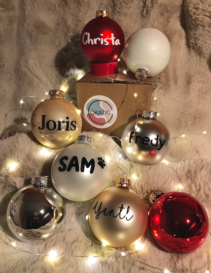 Kerstbal met naam
