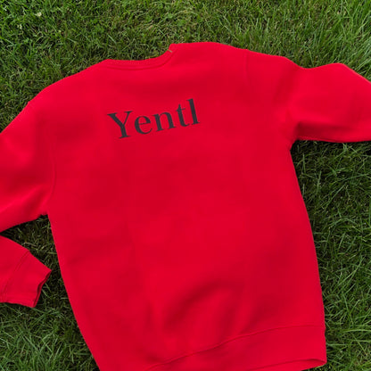 Sweater met kleine & grote opdruk