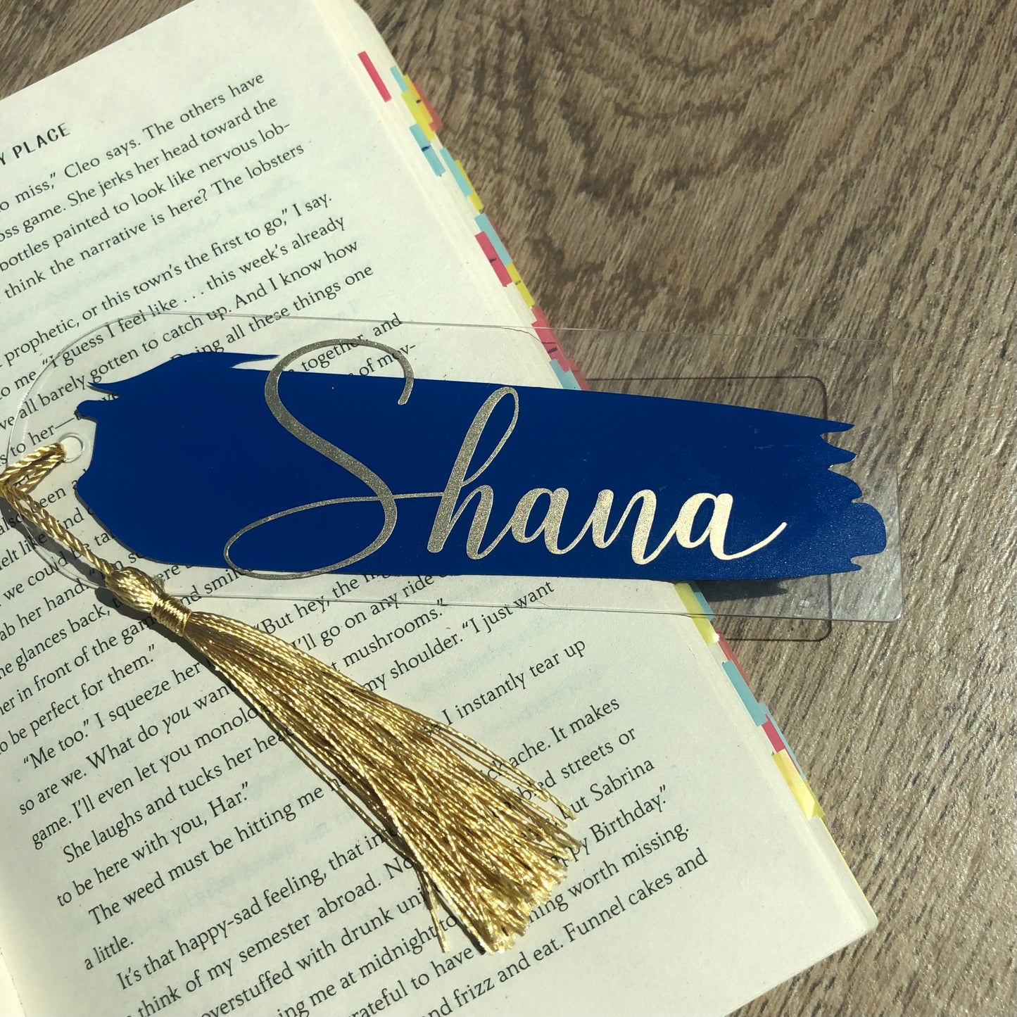 Boekenlegger acryl 2