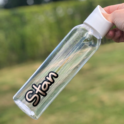Drinkfles naam 2 kleuren