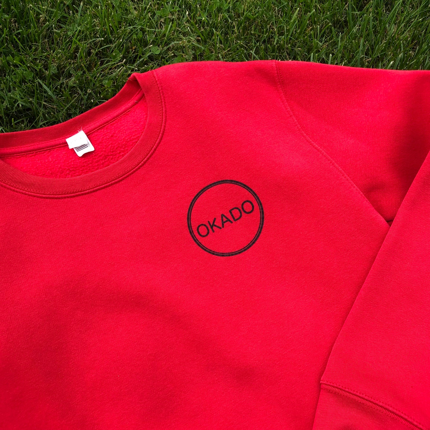 Sweater met kleine opdruk