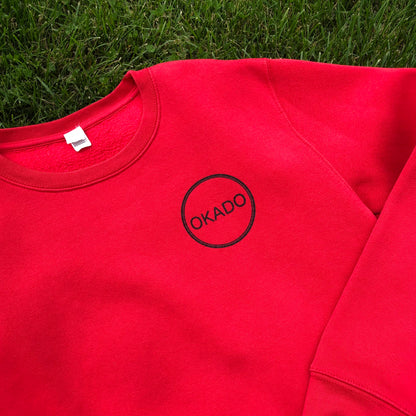 Sweater met kleine opdruk