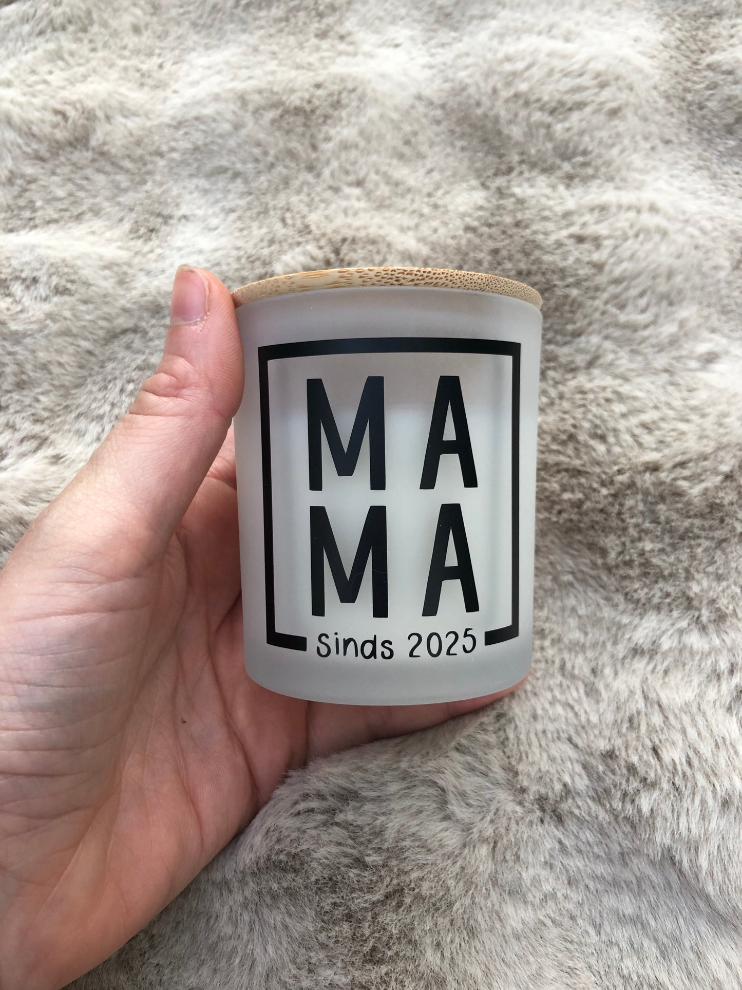Kaars “mama sinds…”
