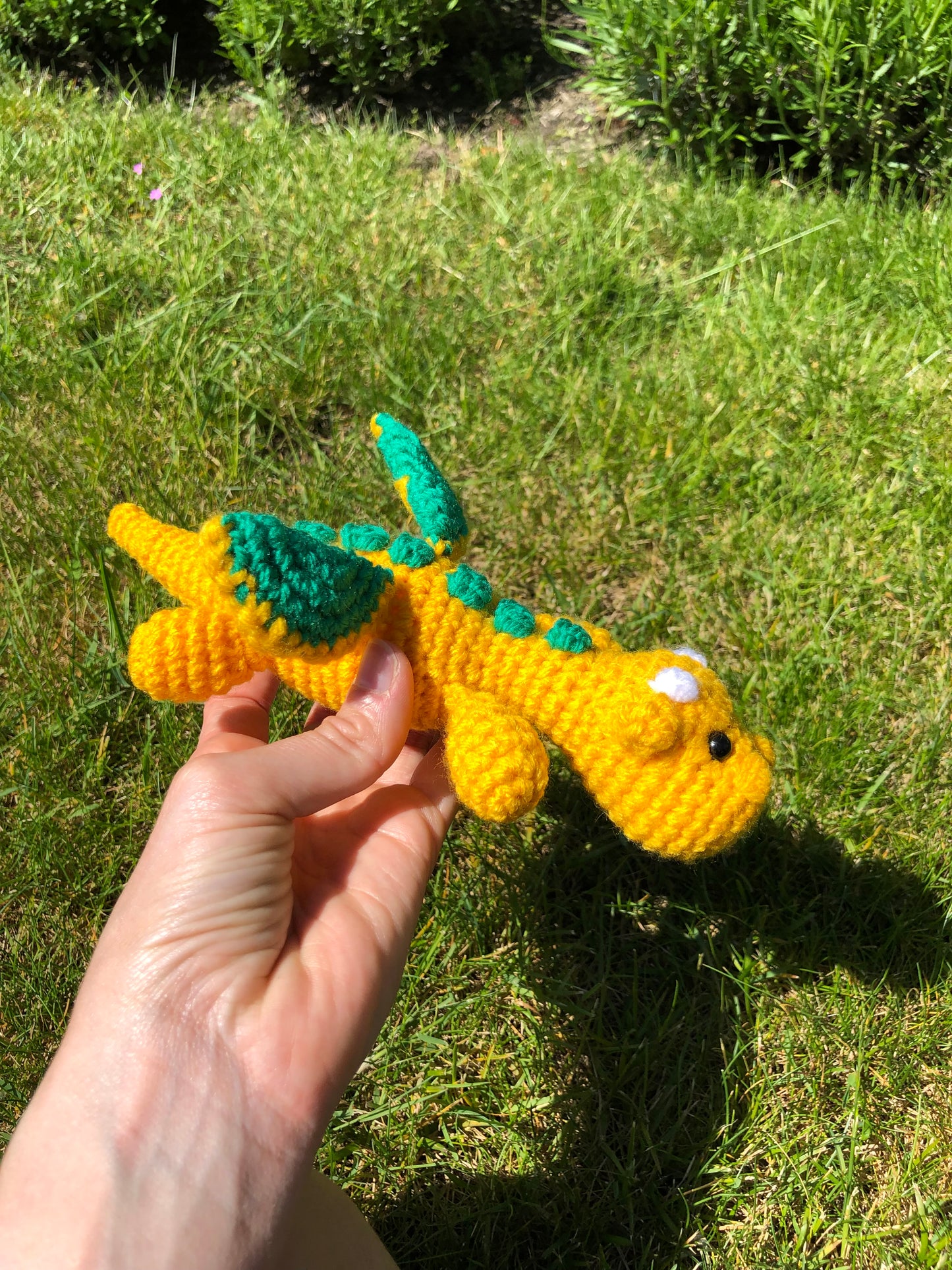 Amigurumi draak