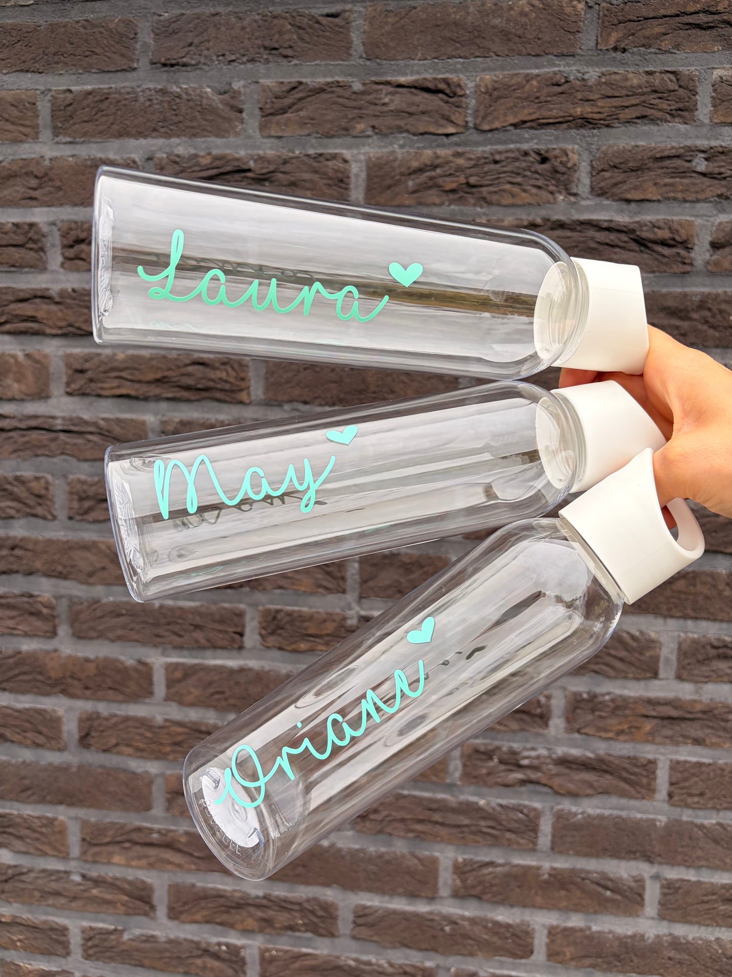 Drinkfles naam 1 kleur
