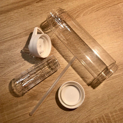 Drinkfles met rietje